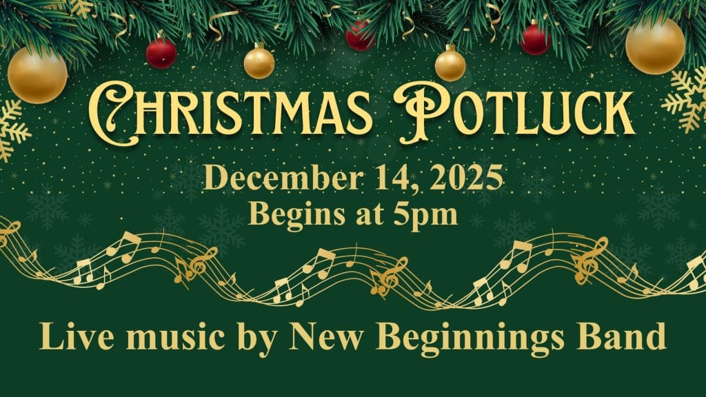 New beginnings band christmas potluck